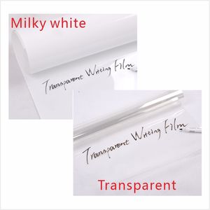 <span class=keywords><strong>Vinilo</strong></span> Transparente <span class=keywords><strong>Autoadhesivo</strong></span> de PET para Pizarra Blanca, Película Transparente para Dibujar y Enseñar Pintura - Product Image 4