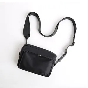Fashion mini teens shoulder bag waterproof nylon phone bag boy girls daily small side cross body bag