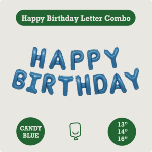 Color Liso | Feliz Cumpleaños | Happy Birthday | Globo Foil | Globo Mylar | Globo con Helio | Globo de Aluminio | Decoración - Product Image 3