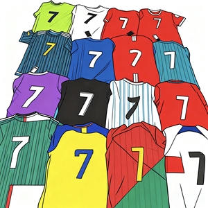 Camiseta de Fútbol Temporada 25/26, Versión Aficionado y Jugador, Liga de Campeones, Local y Visitante, Lewandowski 19, Yamal 10, Lewandowski - Product Image 1