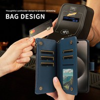 Casing Pelindung Model Flip Dompet Anti Guncangan Kulit Imitasi Buatan Tangan Baru untuk 16 & untuk S26/S25