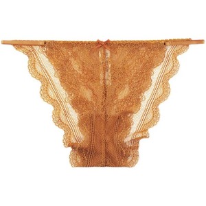 Braguitas de mujer de estilo francés, sexys, con tiras finas, de encaje transparente, en forma de V, semicubiertas, de talle bajo, exportación europea y americana. - Product Image 1
