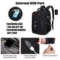 Sac à dos scolaire multifonctionnel grande capacité avec port USB pour ordinateur portable, idéal pour la saison des diplômes et les vacances d'été