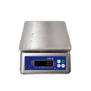 S6 डबल पक्षीय डिस्प्ले वाटरप्रूफ टेबल स्केल आईपी 68 वाटरप्रूफ रेटिंग 304 स्टेनलेस स्टील सामग्री एसी/डीसी पावर - Product Image 4