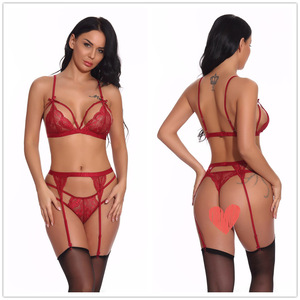 Ensemble de lingerie sexy et confortable, soutien-gorge convertible 3/4 et culotte bikini taille basse sans armatures, respirant, S-XXL - Product Image 2