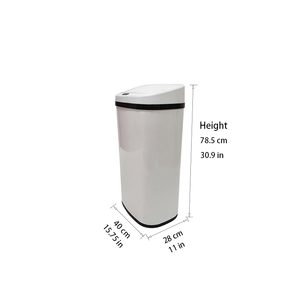 Contenedor de <span class=keywords><strong>Basura</strong></span> Inteligente con Sensor de Inducción, <span class=keywords><strong>18</strong></span> Galones/70 <span class=keywords><strong>Litros</strong></span>, Acero, Tapa Automática, para Hogar, Cocina y Oficina, Superventas - Product Image 6