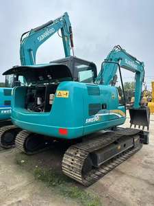 Excavadora hidráulica diésel Sunward SWE90 usada original con excelentes condiciones de trabajo, precio competitivo a la venta - Product Image 2