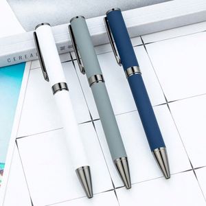 Stylo publicitaire promotionnel pour hôtel et conférence, avec logo personnalisé, encre gel multicolore à action torsadée de 1,0 mm, pour papeterie de bureau - Product Image 1