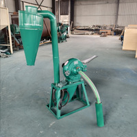 Nouvelle machine industrielle verticale de mouture de maïs et de céréales avec une capacité de 300 kg/h, broyeur multifonctionnel pour usage commercial