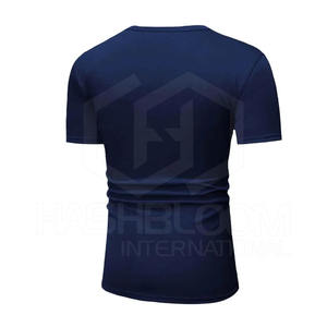 Top tendance unisexe 100% coton tricoté T-Shirts séchage rapide personnalisé imprimé en vrac en gros coupe ample pour hommes - Product Image 2