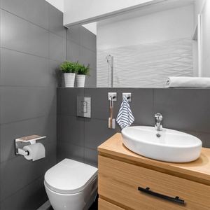 Herrajes Modernos para Muebles WEKIS, Herrajes de Calidad con Diseño Seguro, Tirador para Gabinete de Cocina de 160 mm, Acabado Níquel Pulido - Product Image 6