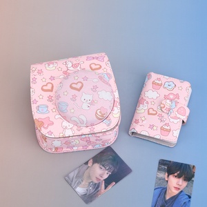 Sac en PU pour appareil photo <span class=keywords><strong>Instax</strong></span> Fuji <span class=keywords><strong>Mini</strong></span> 12/11/8/9 avec motif, housse souple instantanée et bandoulière élégante avec <span class=keywords><strong>mini</strong></span> étui/<span class=keywords><strong>mini</strong></span> album - Product Image 4