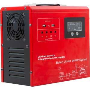 แบตเตอรี่ลิเธียมพกพาสำหรับใช้งานกลางแจ้ง พลังงานแสงอาทิตย์ 5V12.8V 50Ah 100Ah 200Ah กำลังไฟออก 300W 600W 1000W 2000W 5000W สำหรับจ่ายไฟฉุกเฉิน - Product Image 1
