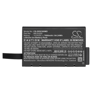 Batterie pour Drager <span class=keywords><strong>Oxylog</strong></span> 3000, <span class=keywords><strong>Oxylog</strong></span> <span class=keywords><strong>2000</strong></span>, ME202EK 10.80V 7800mAh - Product Image 5