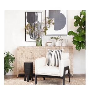 ตู้ไซด์บอร์ดไม้สีขาวทันสมัย 4 ประตู สำหรับห้องนั่งเล่น ห้องครัว ห้องรับประทานอาหาร ห้องนอน เฟอร์นิเจอร์บ้าน สำหรับโรงแรม - Product Image 2