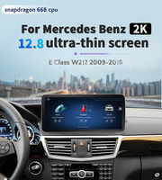 Écran d'affichage de voiture Android de 12.8 pouces moniteur de voiture multimédia automatique pour Mercedes E W212 2009-2016 autoradio Bluetooth