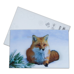 Autocollants lenticulaires 3D anime à mouvements dynamiques (2/3 mouvements changeants) avec logo personnalisé, impression couleur, cartes postales lenticulaires et autres cartes - Product Image 4