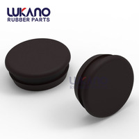 Bouchons en caoutchouc silicone réutilisables de 32mm pour la prévention de la poussière