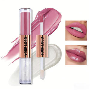 Maquillage en gros sous marque privée : Gloss à lèvres hydratant <span class=keywords><strong>double</strong></span> embout, fini mat et pailleté, non-collant et longue tenue - Product Image 6