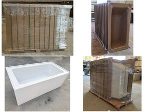 Cupc 60X30X22 Alkoof Acryl Integraal Badkamer Bad Witte Rechthoek Bad Afvoer Badkamer - Product Image 5