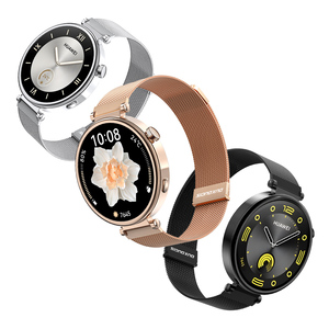 Correa de acero inoxidable Milán de alta densidad, adecuada para la correa del reloj inteligente Huawei, correa magnética de metal de moda de 18 mm para Huawei. - Product Image 1
