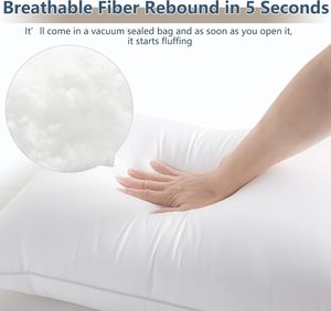 Set di 2 Cuscini, Cuscini da Letto di Qualità Alberghiera, 2 Pezzi, Alternativa al Piumino, Lussuosi, Morbidi, Supportivi e Soffici - Product Image 2