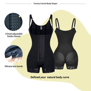 Vente en gros Post Chirurgie Faha Powernet vêtement de compression ventre contrôle Body Shaper Butt Lifter Body avec ouverture entrejambe - Product Image 5