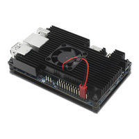 AIsmartlink Boîtier Orange Pi 5 en alliage d'aluminium avec protection de refroidissement et ventilateur pour Orange Pi 5B