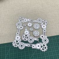Matrice de découpe en métal pour albums photo DIY, boîtes cadeaux, cartes en papier, cartes de vœux et scrapbooking