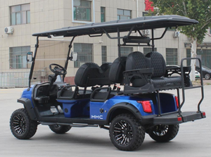 Sharefer <span class=keywords><strong>Golf</strong></span> Cart Elettrico Cinese Nero a <span class=keywords><strong>6</strong></span> Posti con Contatore Professionale - Product Image 2