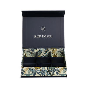 Embalaje de chocolate personalizado Caja de macarrón de chocolate con cierre magnético de lujo con cavidad de 4/6/8/12/20/24/30/36 divisiones - Product Image 5