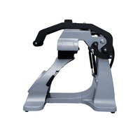 Presse à casquettes automatique CP2815-3 avec plaques chauffantes inférieures et coussinets de casquette remplaçables pour presse à chaud de casquettes