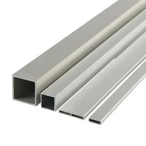 Servicios de Soldadura Personalizados, <span class=keywords><strong>Perfil</strong></span> de <span class=keywords><strong>Aluminio</strong></span> 6063, Extrusión Hexagonal, Postes de Señalización Tubulares Cuadrados con Recubrimiento en Polvo - Product Image 2