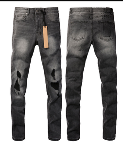 Jeans Casual <span class=keywords><strong>di</strong></span> Alta Qualità in Cotone per Uomo, Denim Lavato Stile Vintage, Produttore KSUB - Product Image 2