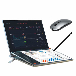 2025 nuevo OEM 16 pulgadas + 16 pulgadas pantalla Dual i7 12th 1260P pantalla táctil ultrafino aluminio Metal portátiles diseño Gaming <span class=keywords><strong>Notebook</strong></span> - Product Image 3
