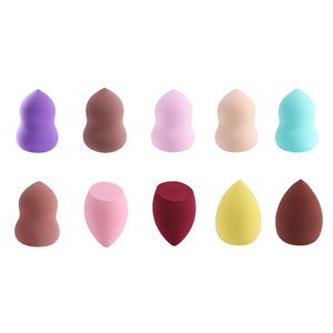 Mini éponge de maquillage portable en forme de gourde, sans latex, double usage (humide et sec), pour un application parfaite - Product Image 4