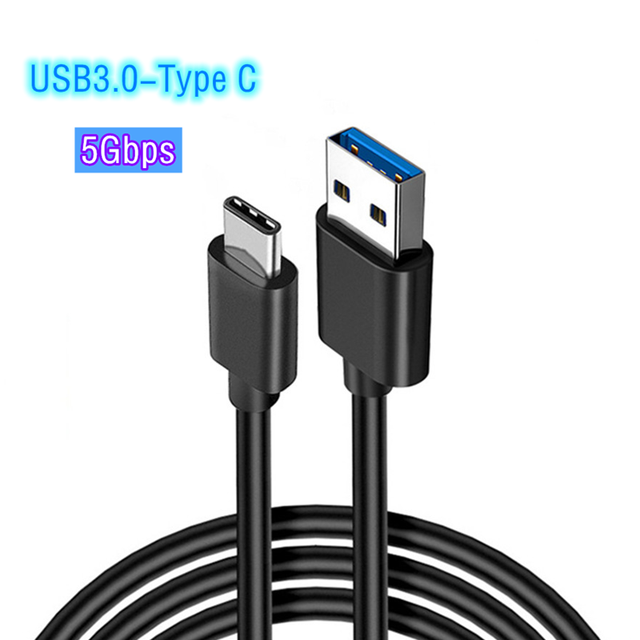 USB3.0 Fast Data Transfer Type-C OTG Cable 5 Gbps PVC Eco-Friendly Tinned Copper Conductor Customized Length for Computer Mobile
