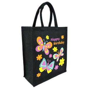 Bolsa de Yute con Bonito Estampado, Bolsa de Compras a Precio Económico, Producto de Alta Calidad Fabricado en India - Product Image 4