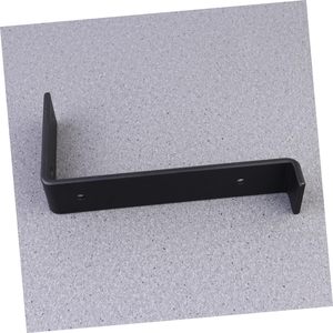 Gancio da Parete <span class=keywords><strong>in</strong></span> <span class=keywords><strong>Metallo</strong></span> Nero 153 X 150 MM, Supporto a Z Nascosto <span class=keywords><strong>per</strong></span> Mensole e Mensole <span class=keywords><strong>Angolari</strong></span> - Product Image 4
