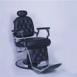 Professionele Swivel Hydraulische Kappersstoel Salon Beauty Spa Shampoo Haar Styling Apparatuur Zwart