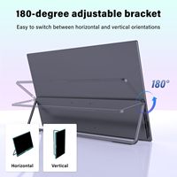 Écran portable léger de 18,5 pouces IPS 4K UHD 3840x2160 60Hz 400 nits de luminosité pour une utilisation à domicile et au bureau
