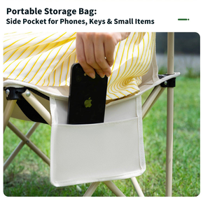 Sedia Pieghevole <span class=keywords><strong>in</strong></span> <span class=keywords><strong>Ferro</strong></span> dal Design Moderno, Alta Qualità, Adatta per Famiglie, Arredo Portatile per Spiaggia, Campeggio, Palestra, Viaggi, <span class=keywords><strong>Barbecue</strong></span>, Picnic - Product Image 5