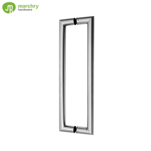 Tiradores de puerta de vidrio comerciales modernos de acero inoxidable de tamaño personalizado de alta calidad - Product Image 1