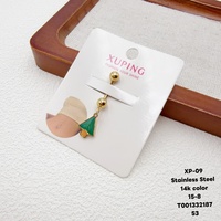 XUPING Sieraden Trendy 14K Goudkleurig Verguld RVS Navelringen Kubieke Zirkonia Ster/Aardbei/Hart/Vlinder