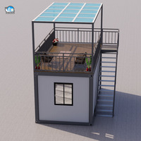 Hôtel préfabriqué à bas prix petite maison modulaire de 10 pieds pour vivre paquet plat conteneur de stockage préfabriqué maison mobile