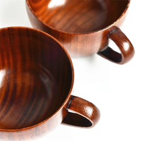 Gobelet à eau, bière, lait en bois fabriqué à la main, écologique, design personnalisé pour la maison, la cuisine, la restauration, vaisselle, carton
