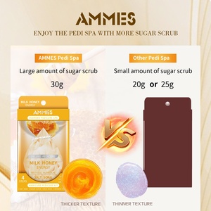 AMMES Kit Pedicure Deluxe Spa 4 in 1 per Alleviare lo Stress, Aroma Istantaneo di Fragola, Set Completo per Pedicure - Product Image 6