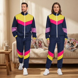 Ensemble de survêtement pour femmes, veste coupe-vent et pantalon large, 2 pièces - Product Image 2