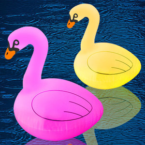 Cisne Inflable con Luz LED para Jardín, Decoración para Patio y Piscina, Iluminación Exterior, Funciona con Batería de 1.2V - Product Image 3
