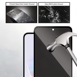 Protector de Pantalla de Vidrio Templado 2.5D Grado AAA Anti-Espía y de Privacidad, Dureza 9H para A54 A34 A33 <span class=keywords><strong>A32</strong></span> A31 A53 - Product Image 3